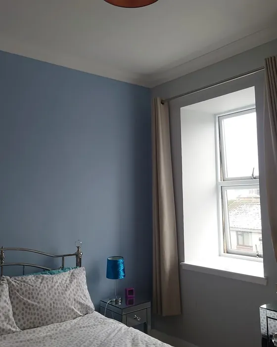 Dulux Faded Sky bedroom accent wall review