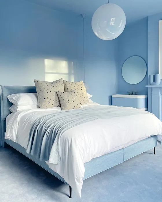 Dulux Faded Sky bedroom interior idea