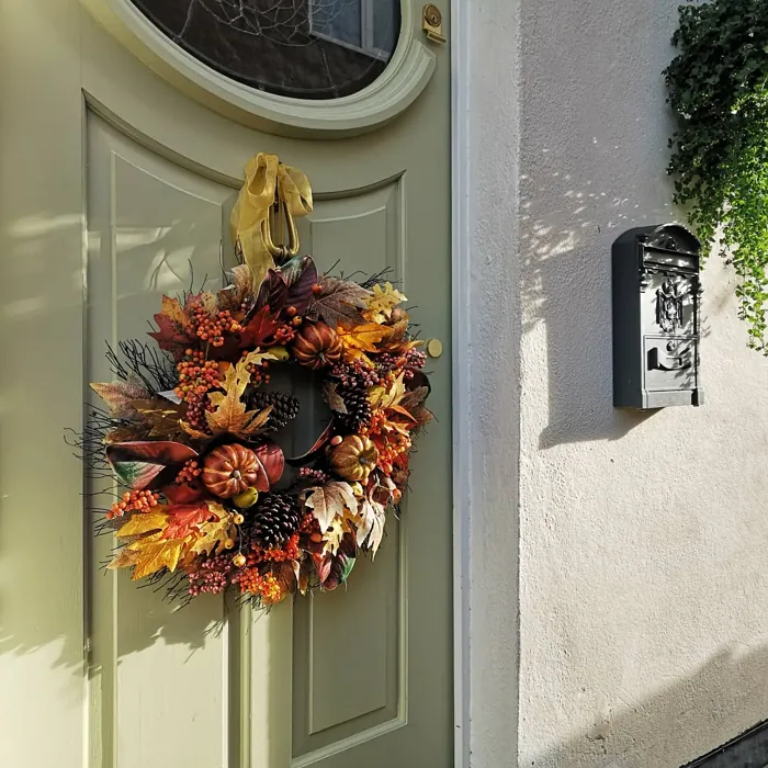 Farrow and Ball Ball Green front door 