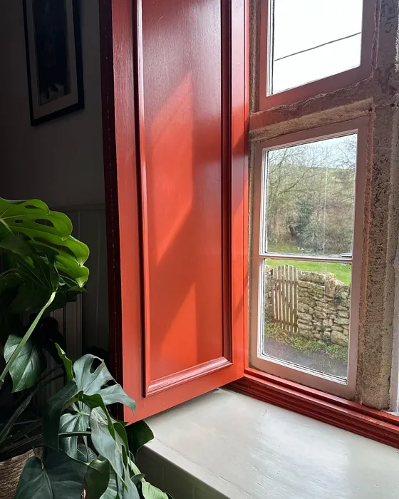 Farrow and Ball Bamboozle shutters