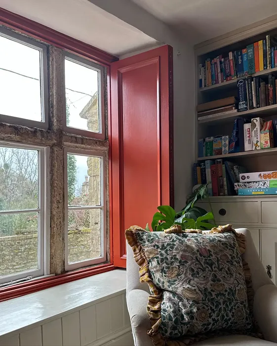 Farrow and Ball Bamboozle shutters color