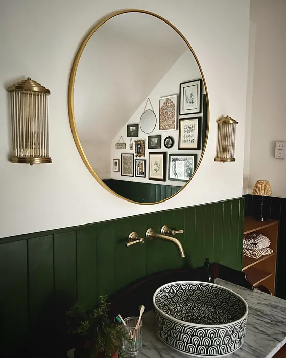 Farrow and Ball Beverly bathroom panelling