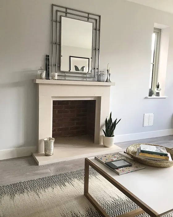 Farrow and Ball Blackened living room 