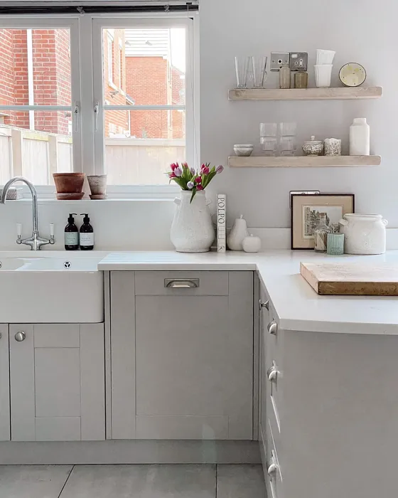 Farrow and Ball Blackened kitchen cabinets paint