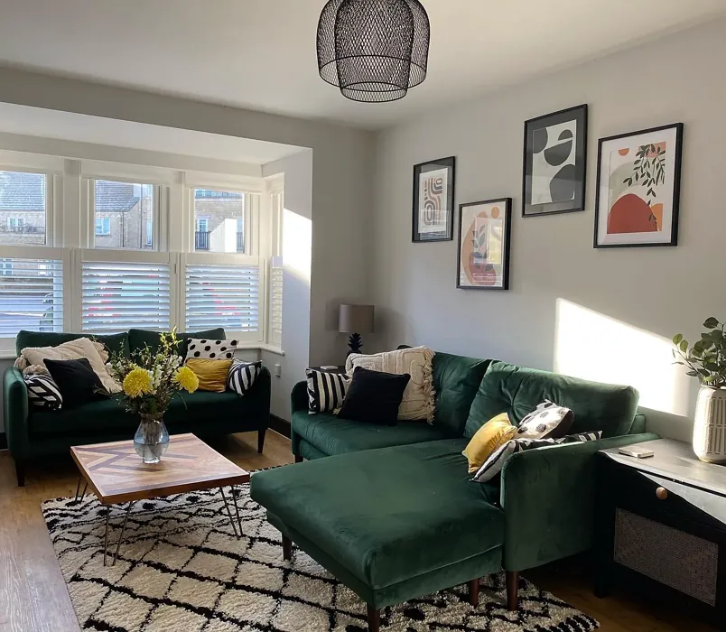 Farrow and Ball Blackened scandinavian living room review