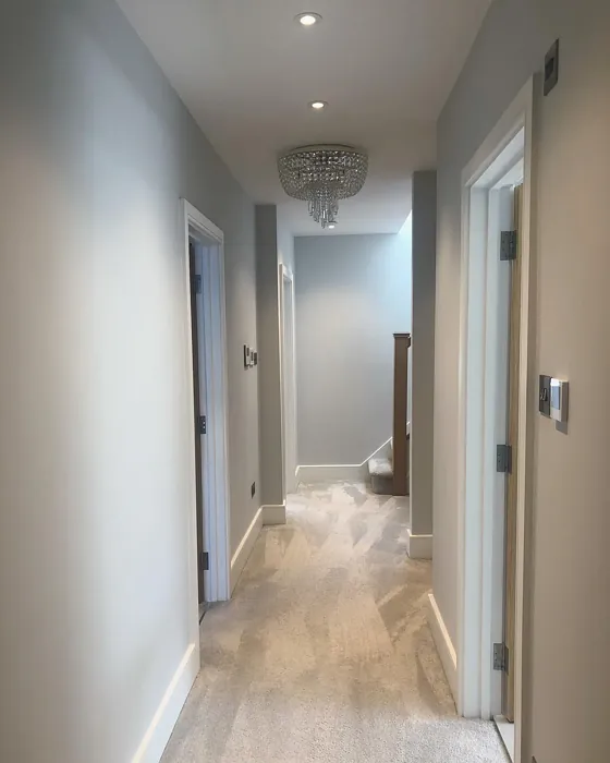 Blackened hallway makeover