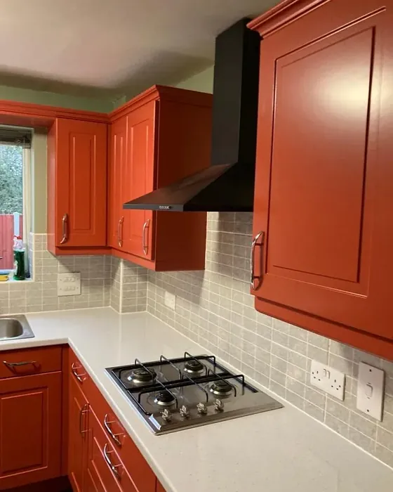 Farrow and Ball Blazer kitchen cabinets review