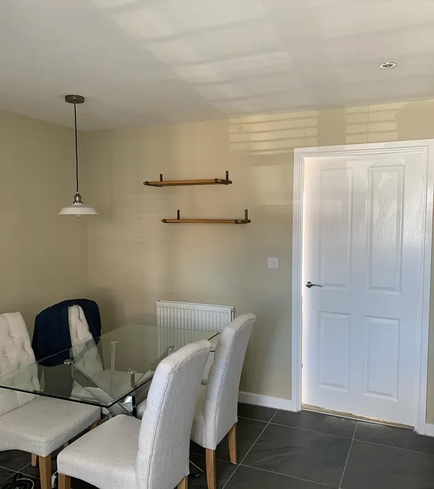 Farrow and Ball Bone dining room interior