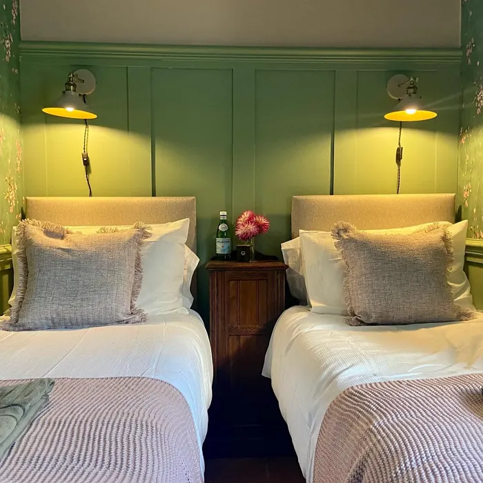 Breakfast Room Green bedroom panelling color