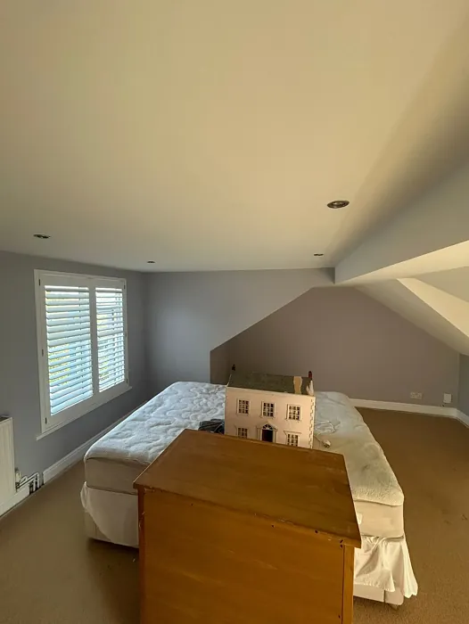 Farrow and Ball Calluna wall paint makeover