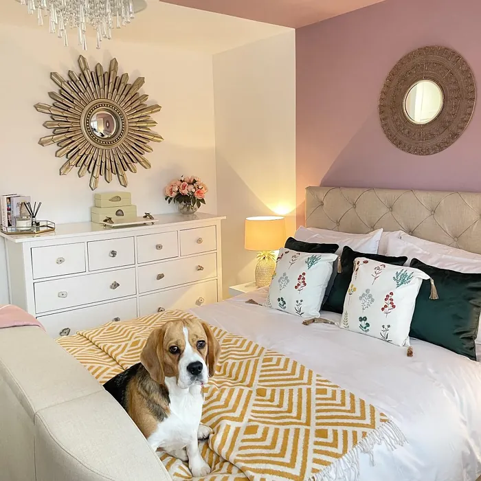 Cinder Rose bedroom color-block Cinder Rose bedroom color-block