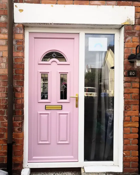 Farrow and Ball Cinder Rose front door paint Farrow and Ball Cinder Rose front door paint