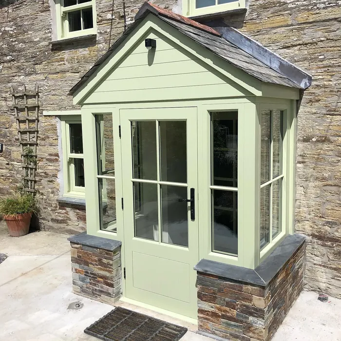 Cooking Apple Green front door color