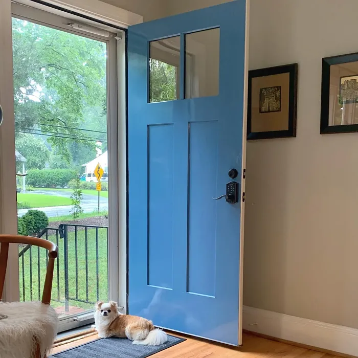 Farrow and Ball Cook's Blue front door paint