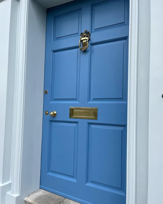 Farrow and Ball Cook's Blue front door Farrow and Ball Cook's Blue front door
