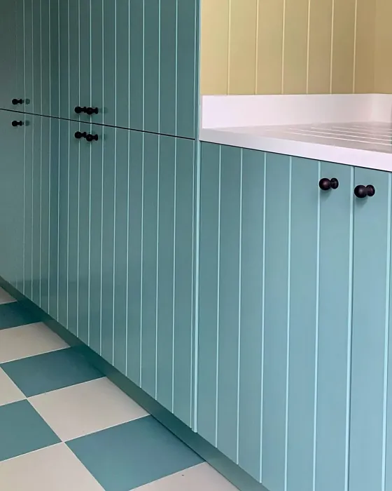 Dix Blue kitchen cabinets photo