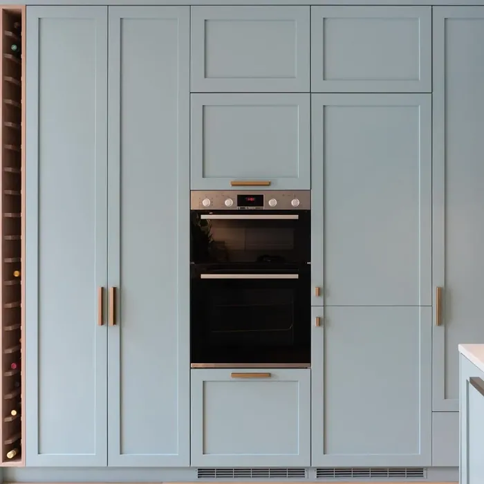 Dix Blue kitchen cabinets paint