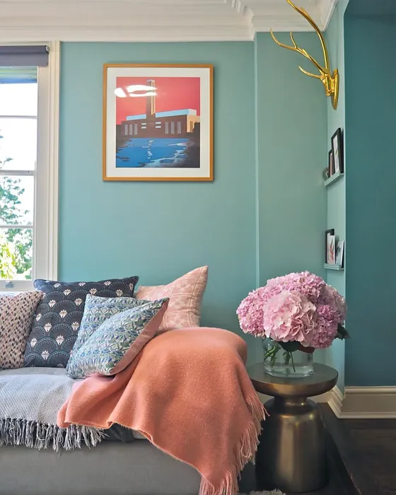 Dix Blue living room color review