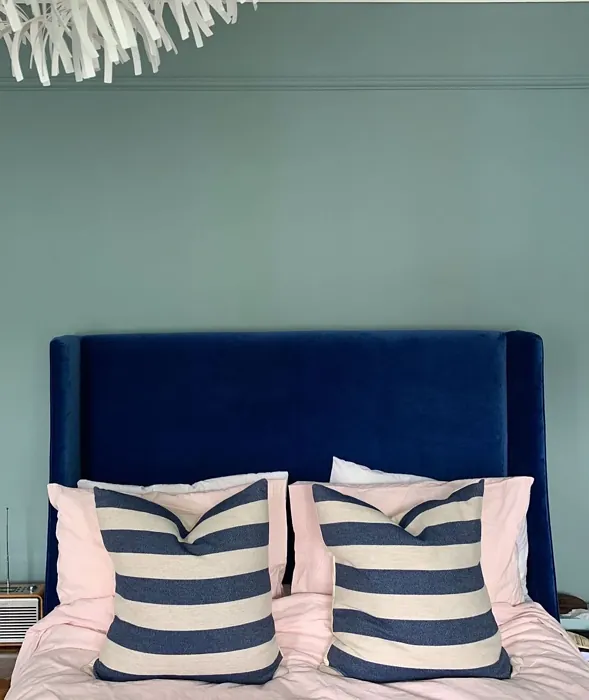 Farrow and Ball Dix Blue bedroom paint