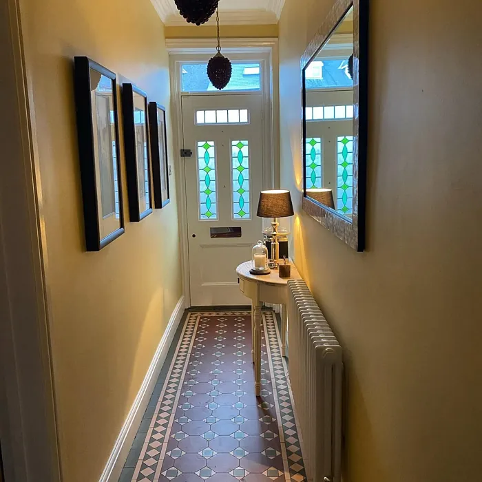 Farrow and Ball Dorset Cream hallway 