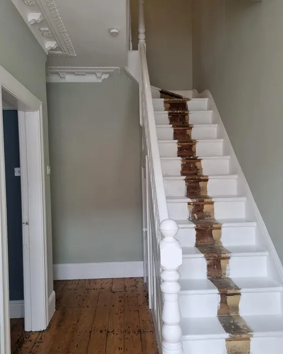 Farrow and Ball Eddy stairs paint