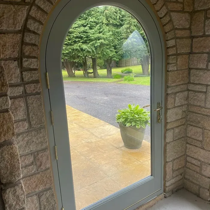 French Gray front door photo