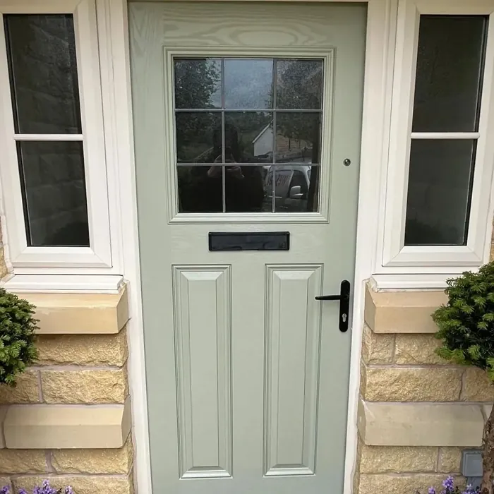 Farrow and Ball French Gray front door color