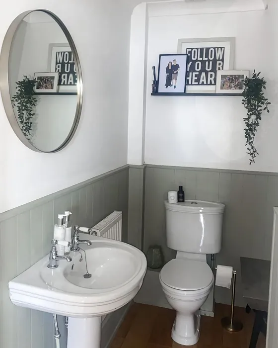 Farrow and Ball French Gray bathroom review