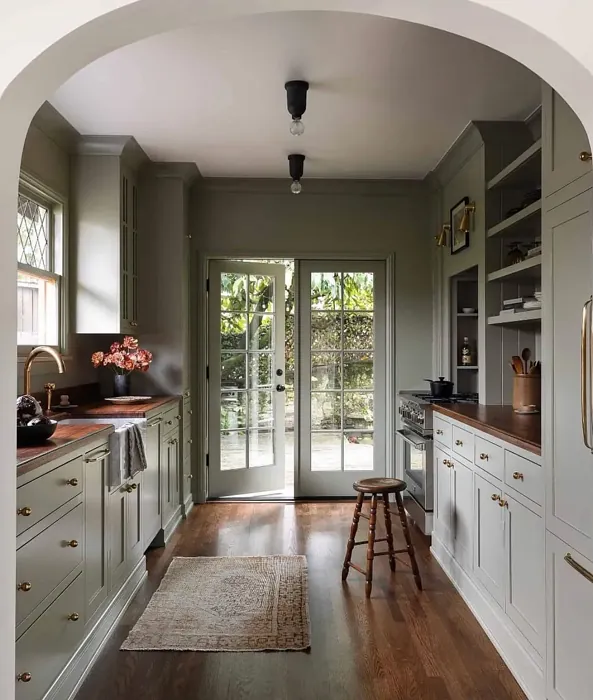 Farrow and Ball French Gray kitchen cabinets paint review