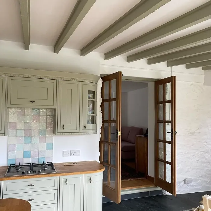 Farrow and Ball French Gray kitchen cabinets photo