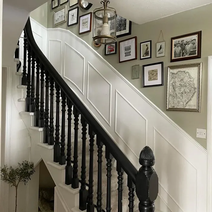 Farrow and Ball French Gray stairs paint review