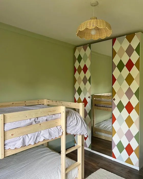 Farrow and Ball Green Ground kids' room 