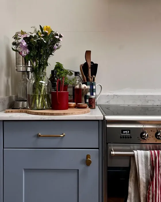 Farrow and Ball Kittiwake kitchen cabinets review