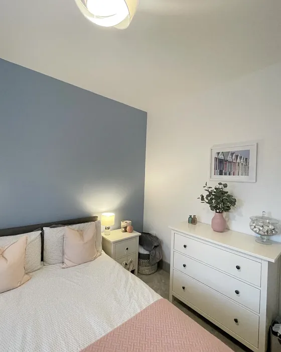 Farrow and Ball Lulworth Blue bedroom paint
