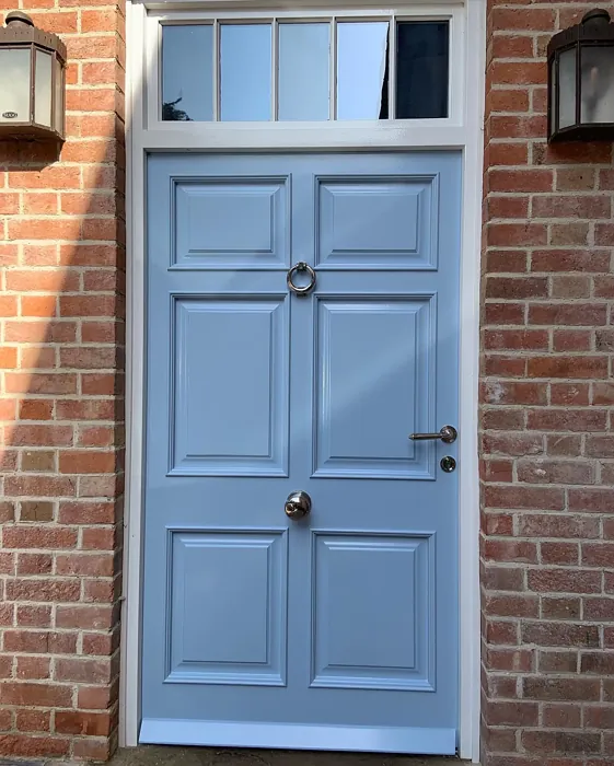 Farrow and Ball Lulworth Blue front door paint