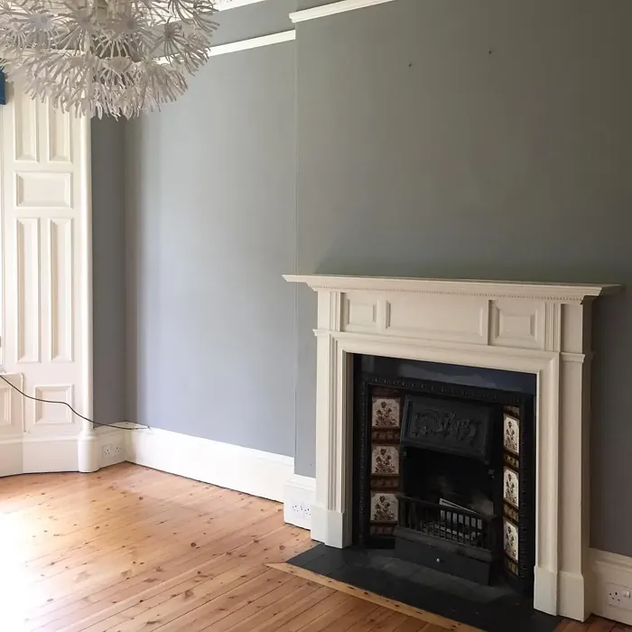 Farrow and Ball Manor House Gray living room color