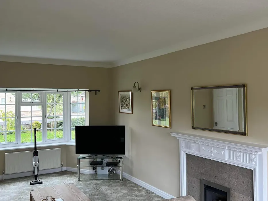 Farrow and Ball Matchstick living room 