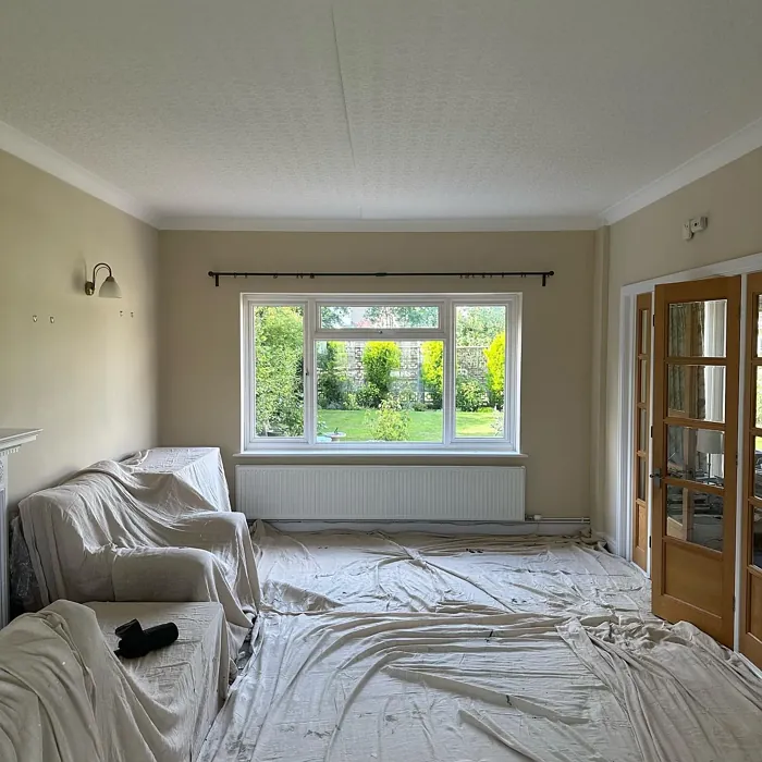 Farrow and Ball Matchstick living room review