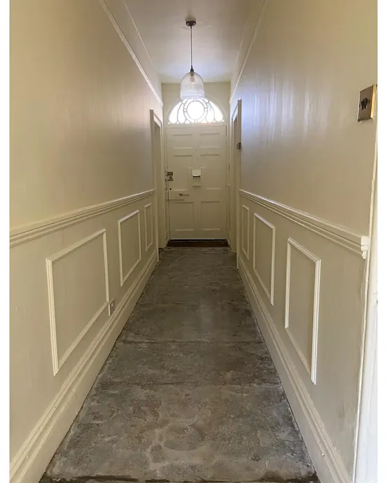 Farrow and Ball New White hallway color