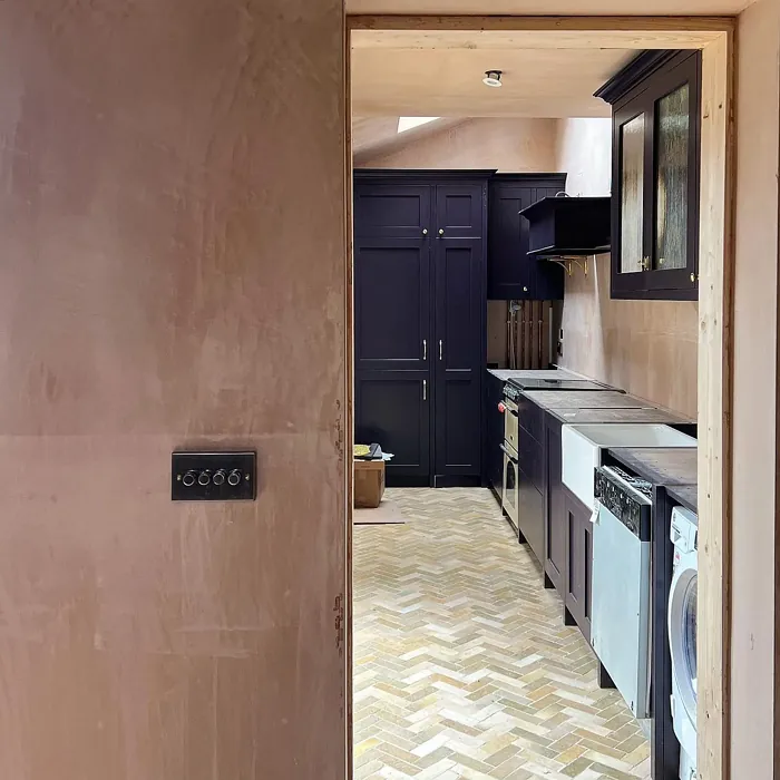 Paean Black kitchen cabinets 