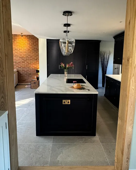 Paean Black kitchen cabinets paint review