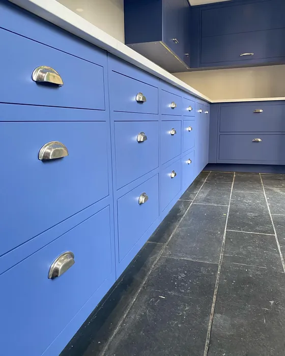 Pitch Blue kitchen cabinets color