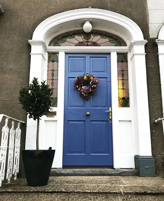 Farrow and Ball Pitch Blue front door color