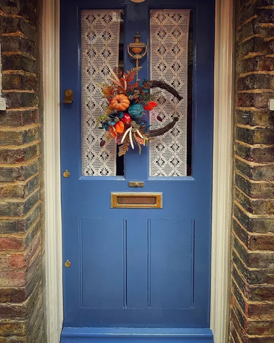 Farrow and Ball Pitch Blue front door paint