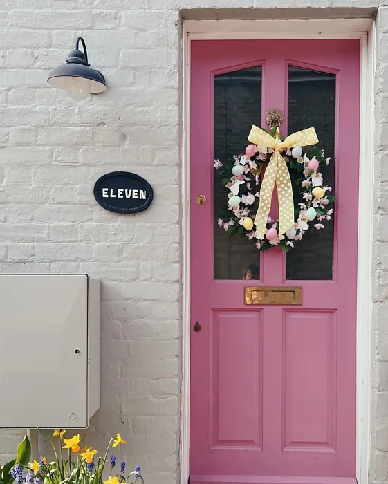 Farrow and Ball Rangwali front door review