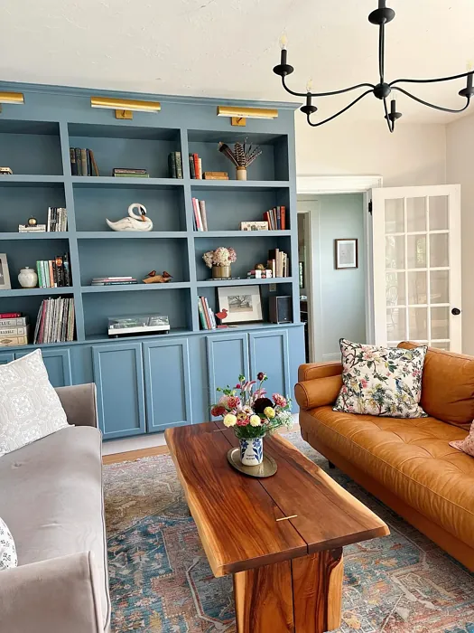 Farrow and Ball Selvedge living room paint review