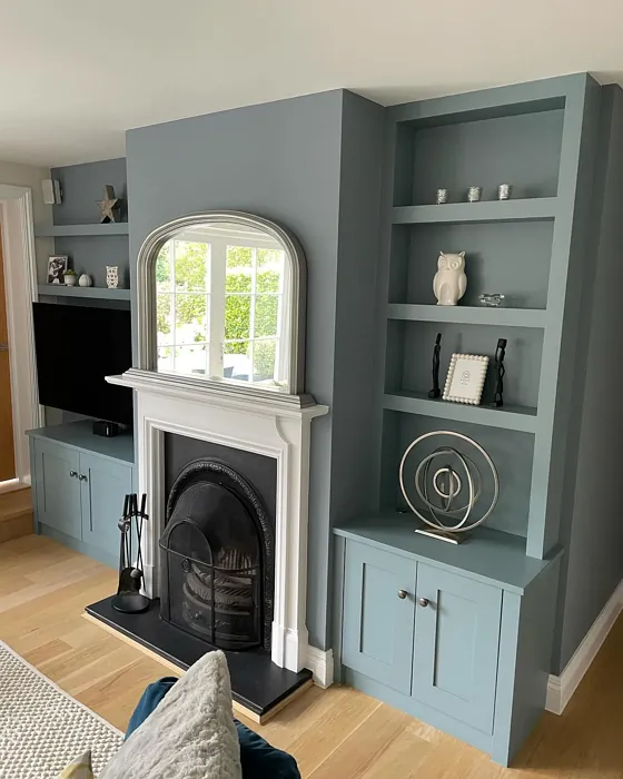 Farrow and Ball Selvedge living room color