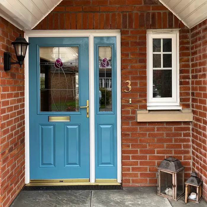Farrow and Ball Stone Blue front door color