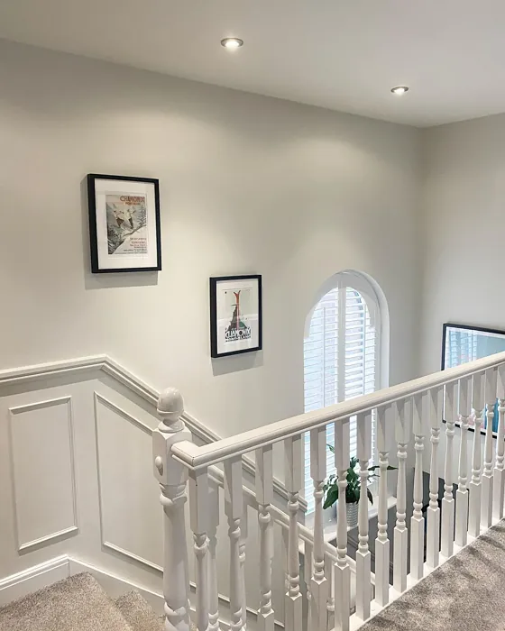 Farrow and Ball Strong White hallway paint