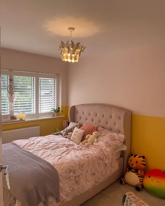 Farrow and Ball Tailor Tack colorful bedroom 